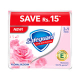 Safeguard Floral Bloom Soap Bundle (125 gm x 3)