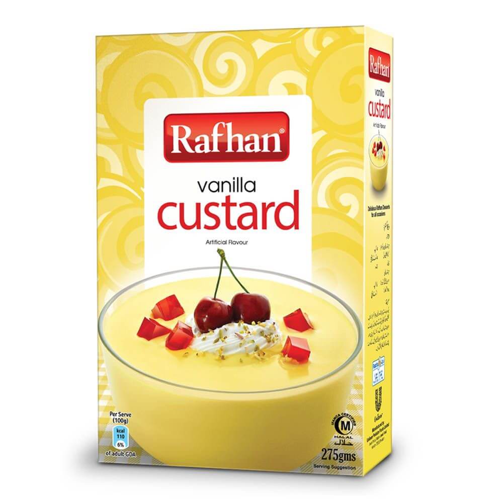 Rafhan vanilla Custard 275 gm
