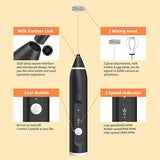3-speed handheld electric egg beater and coffee frother