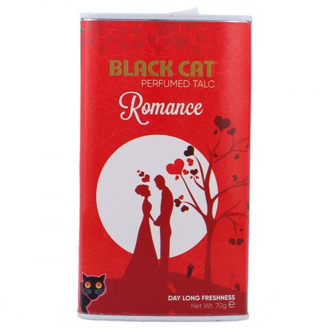 Black Cat Perfumed Talc Romance 70 gm