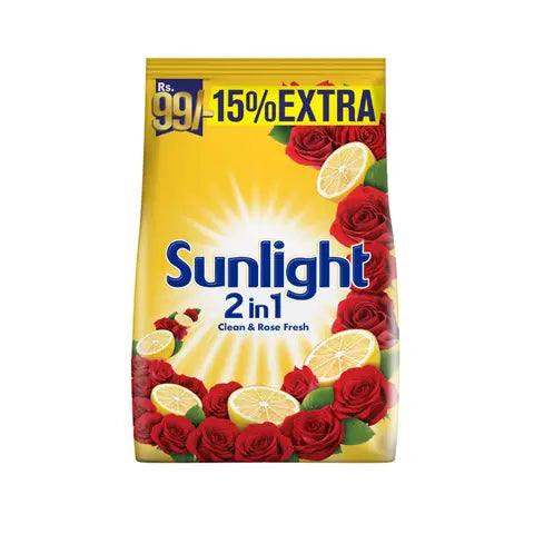 Sunlight Yellow 2 in 1 Washing powder 400 gm