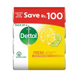 Dettol Soap Fresh (110 gm) 4 in 1 Bundle