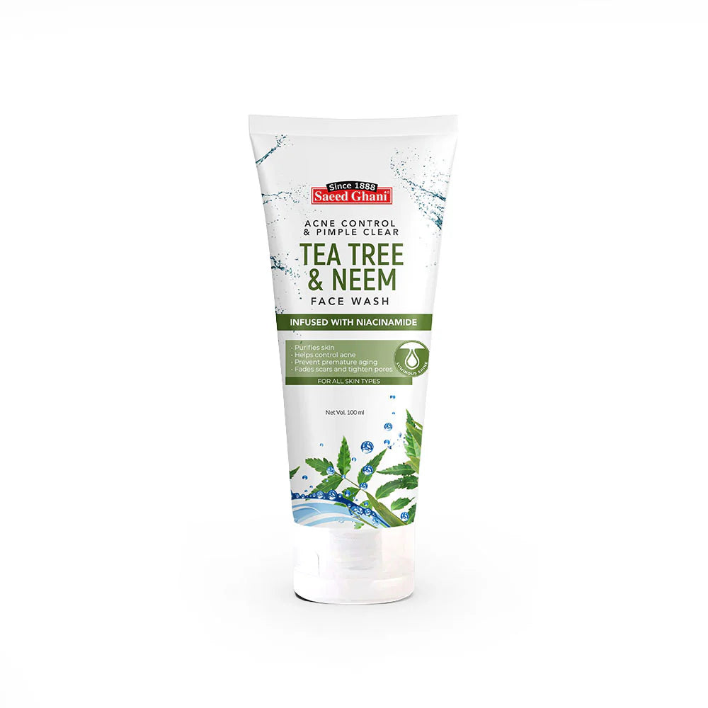 Saeed Ghani Tea Tree & Neem Face Wash 100 ml
