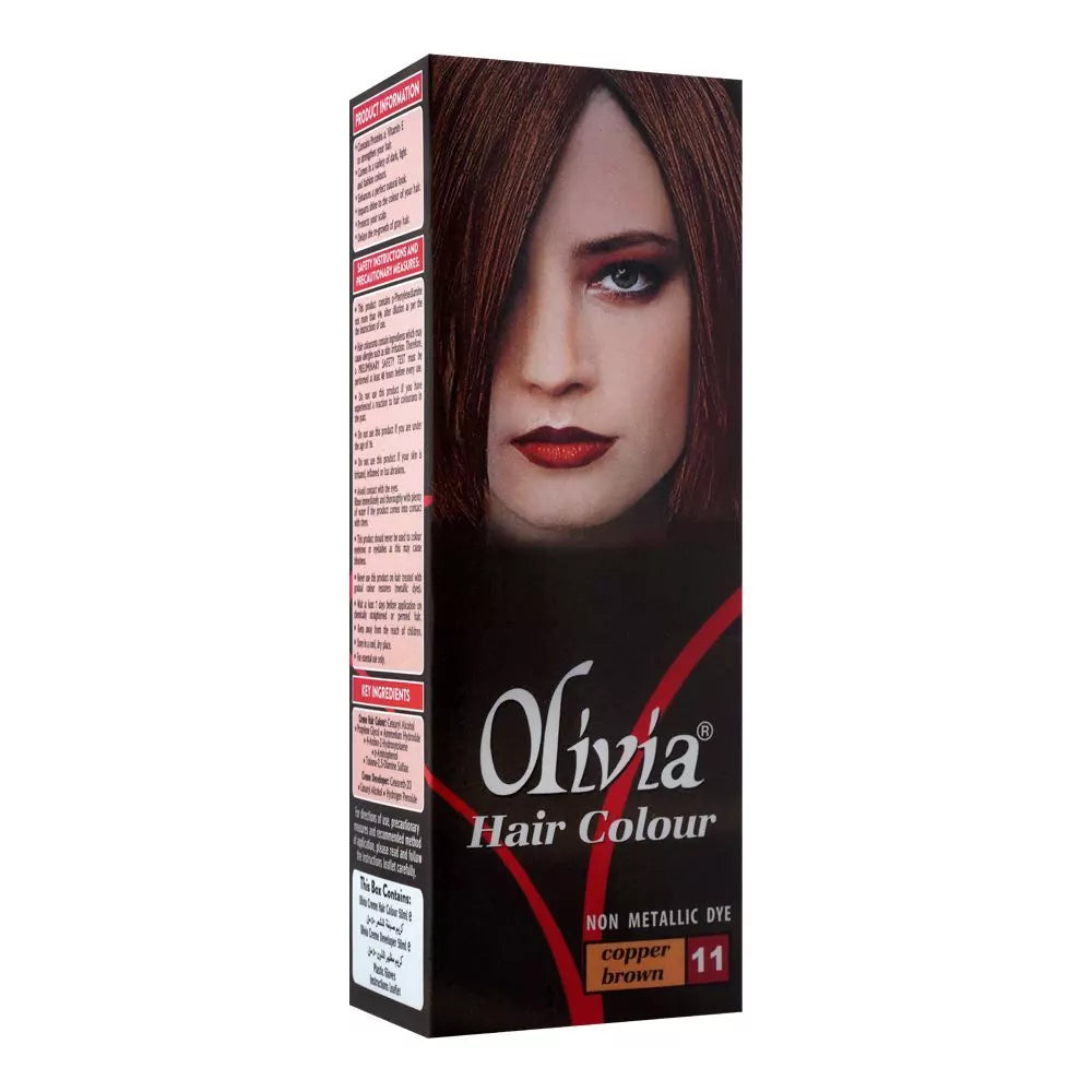 Olivia Hair Colour Number 11 Copper Brown 50 ml