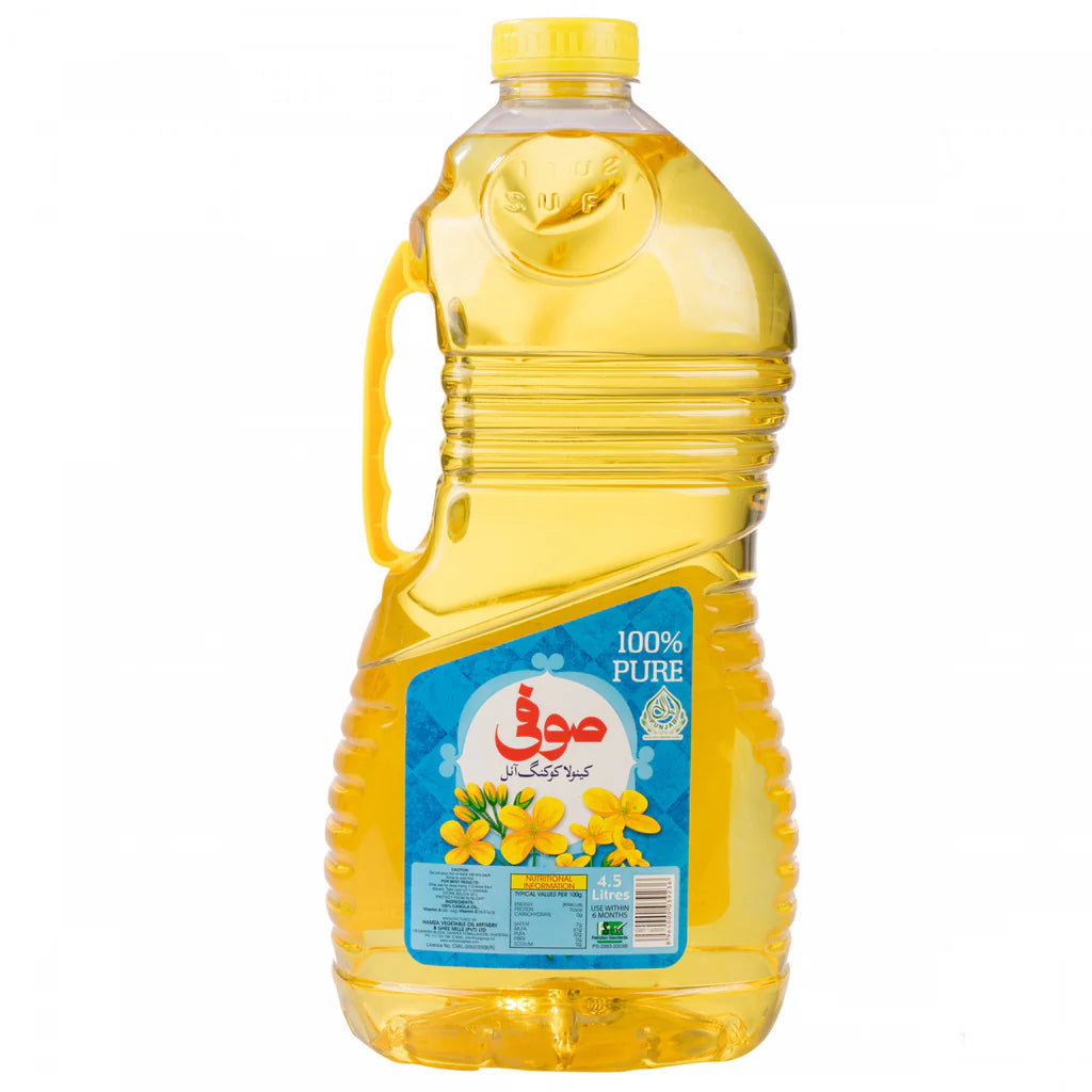 Sufi Canola Cooking Oil 4.5 Ltr