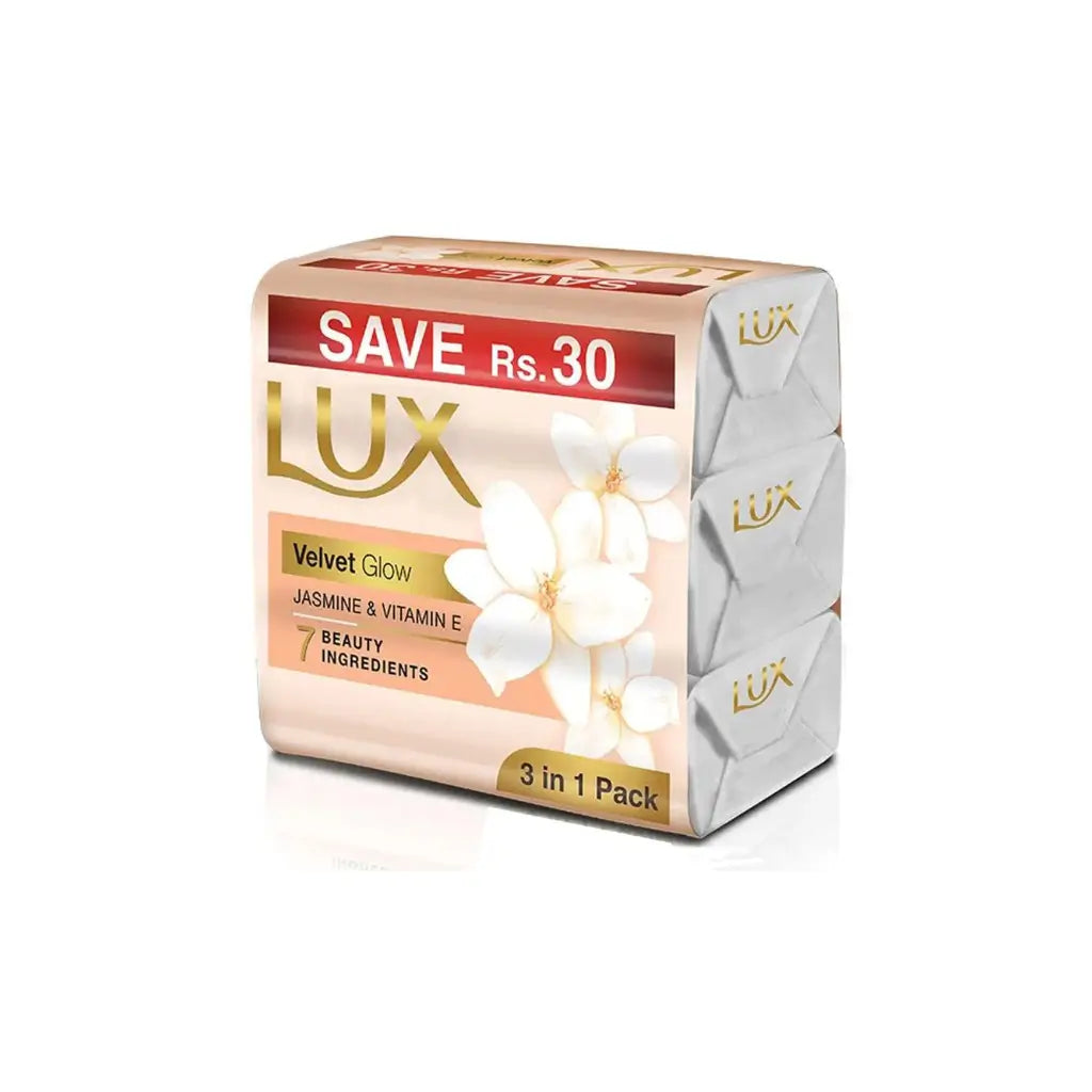 Lux White Velvet Glow Jasmine & Vitamin E (3 in 1) 98 gm
