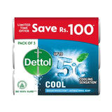 Dettol Soap Cool (80 gm) 3 in 1 Bundle