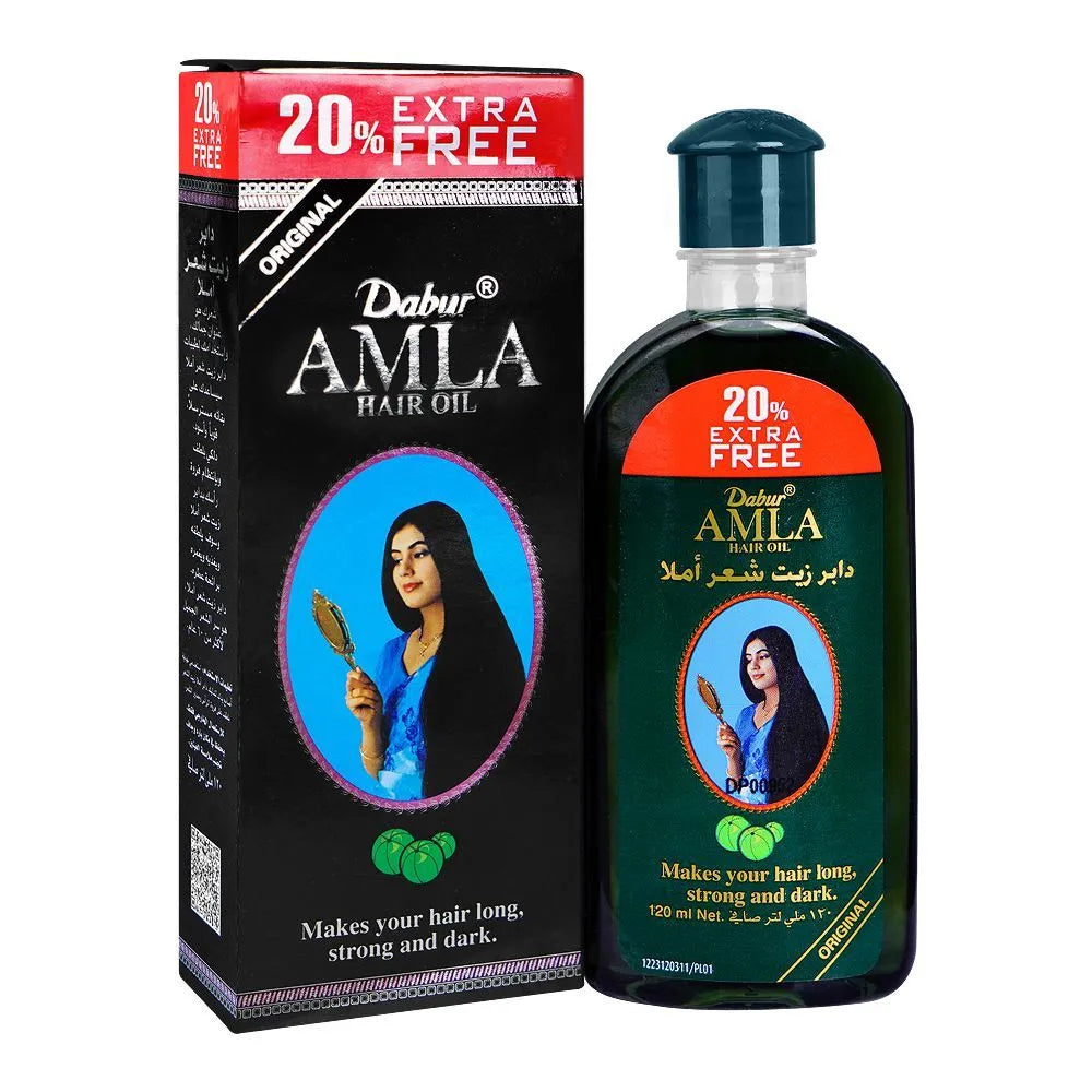 Dabur Amla Hair Oil, 20% Extra Free 120 ml