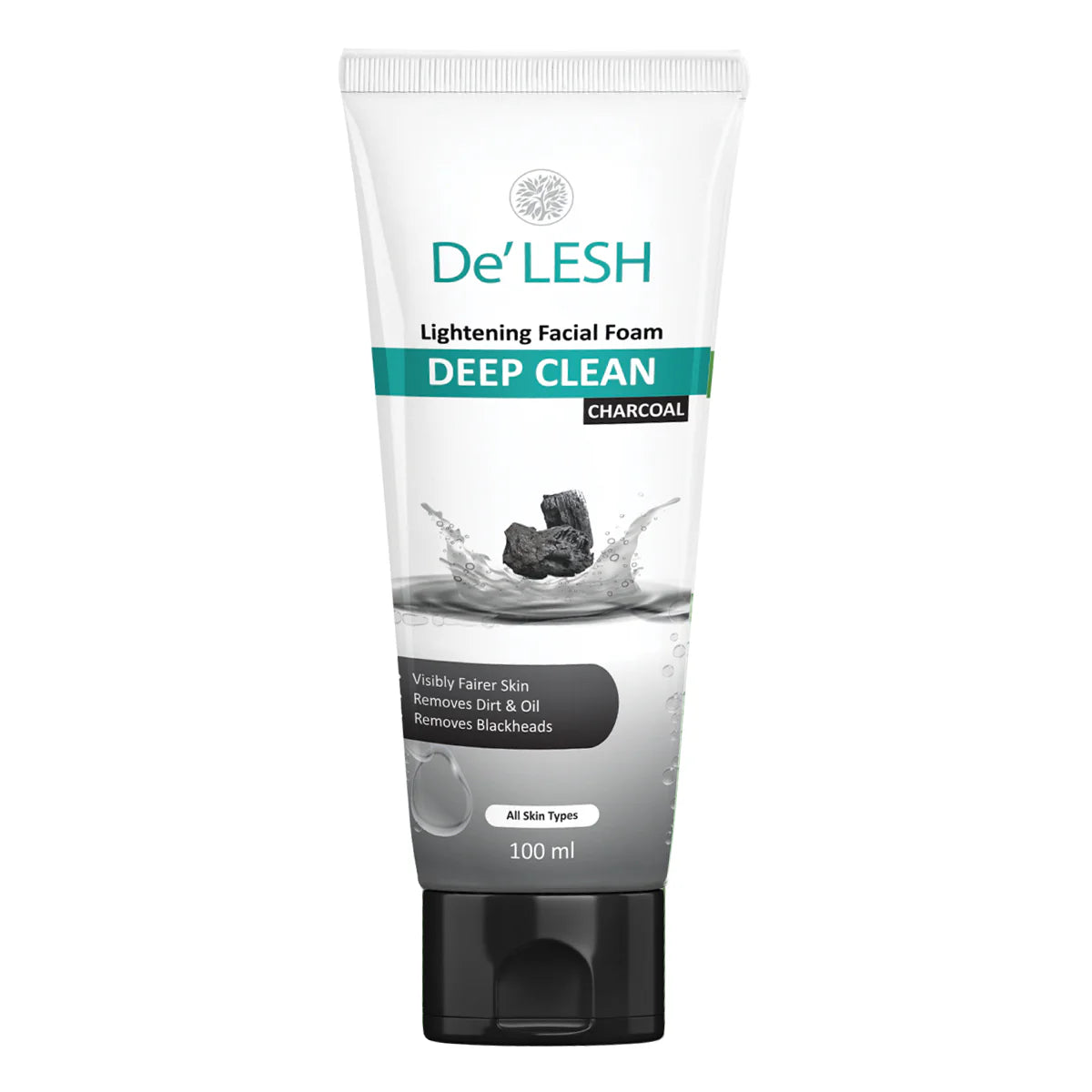 Delesh Face Wash Charcoal  100 ml