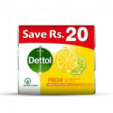 Dettol Soap Fresh (85 gm) 3 in 1 Bundle