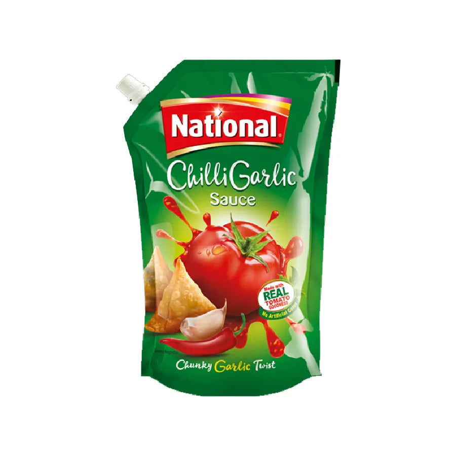 Buy National Chilli Gralic Sauce 1 kg-Zraan Grocery