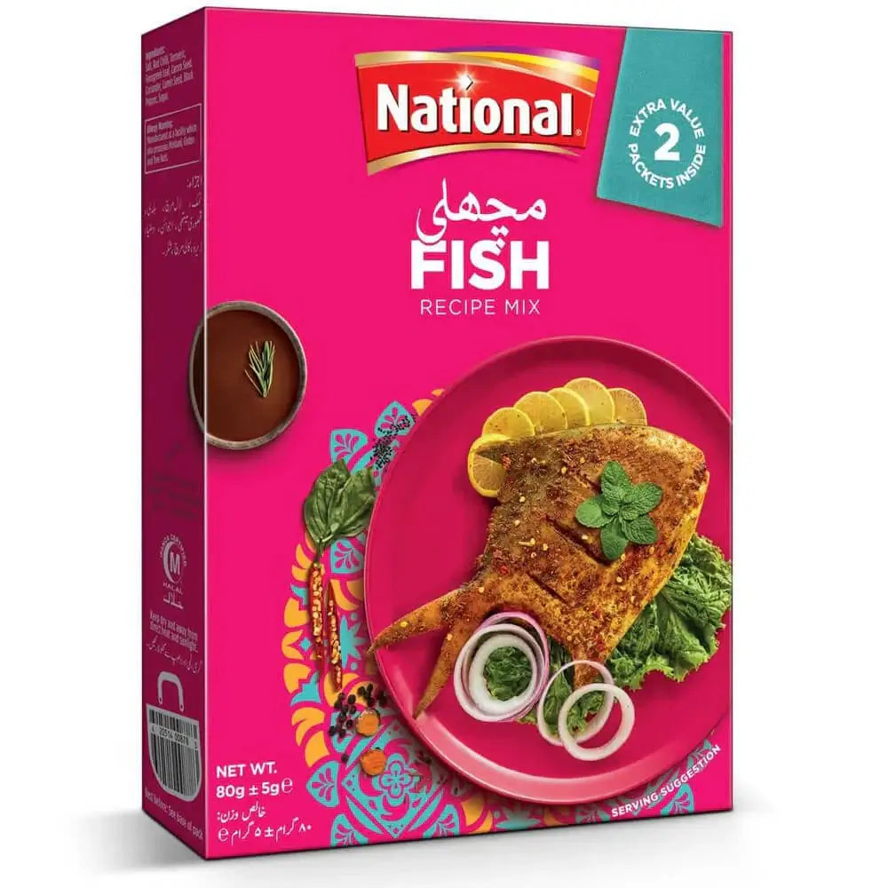 Buy National Fish Masala 80 gm - Zraan Grocery