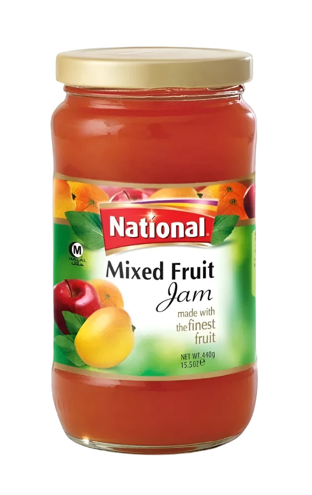 Buy National Mixed Fruit Jam 440 gm - Zraan Grocery