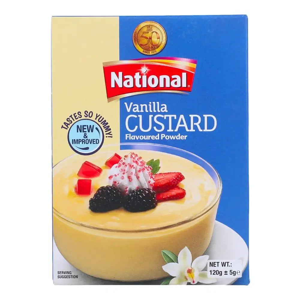 Buy National Vanilla Custard  120 gm - Zraan grocery
