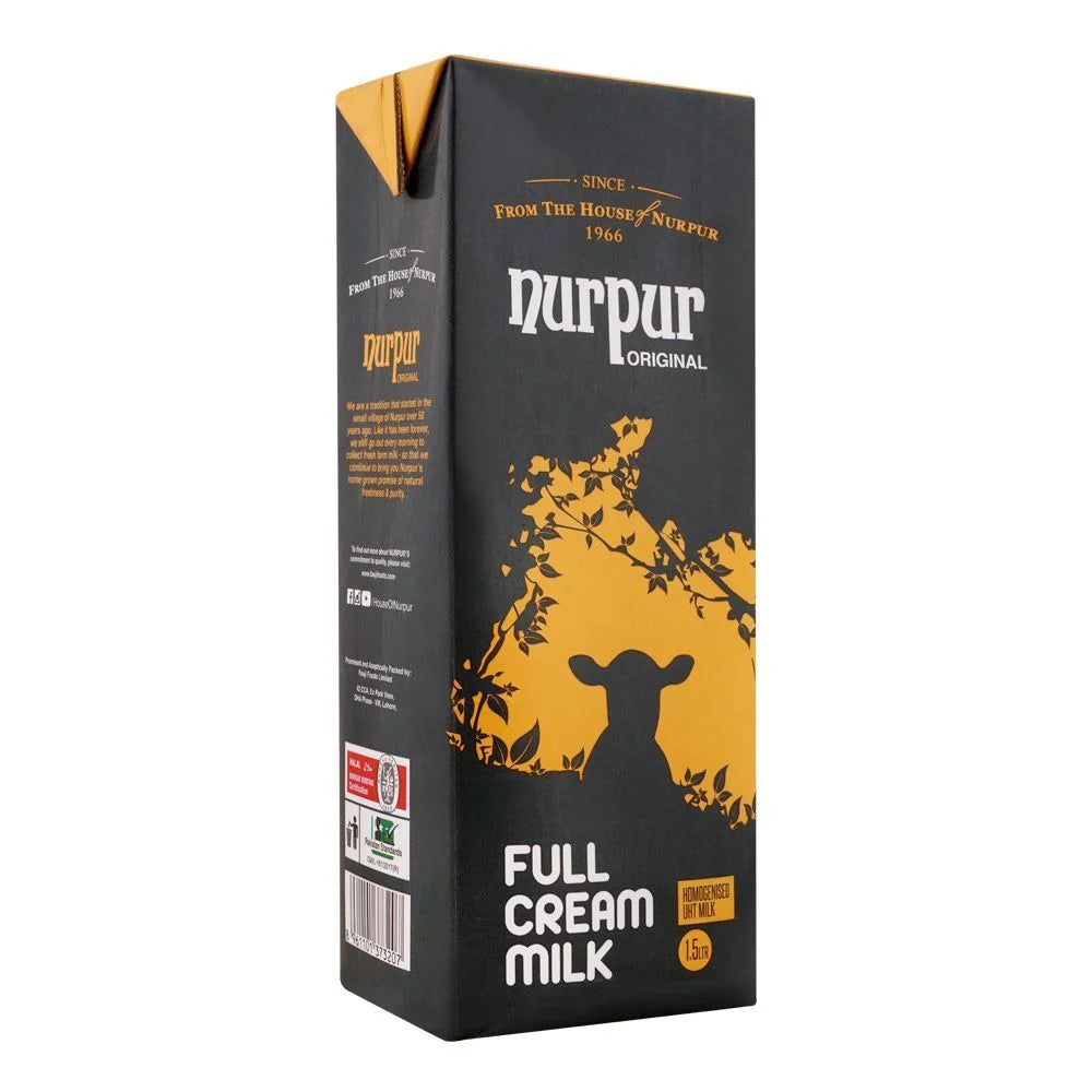 Nurpur Full Cream Milk 250ml, 1 litre, 1.5 litre