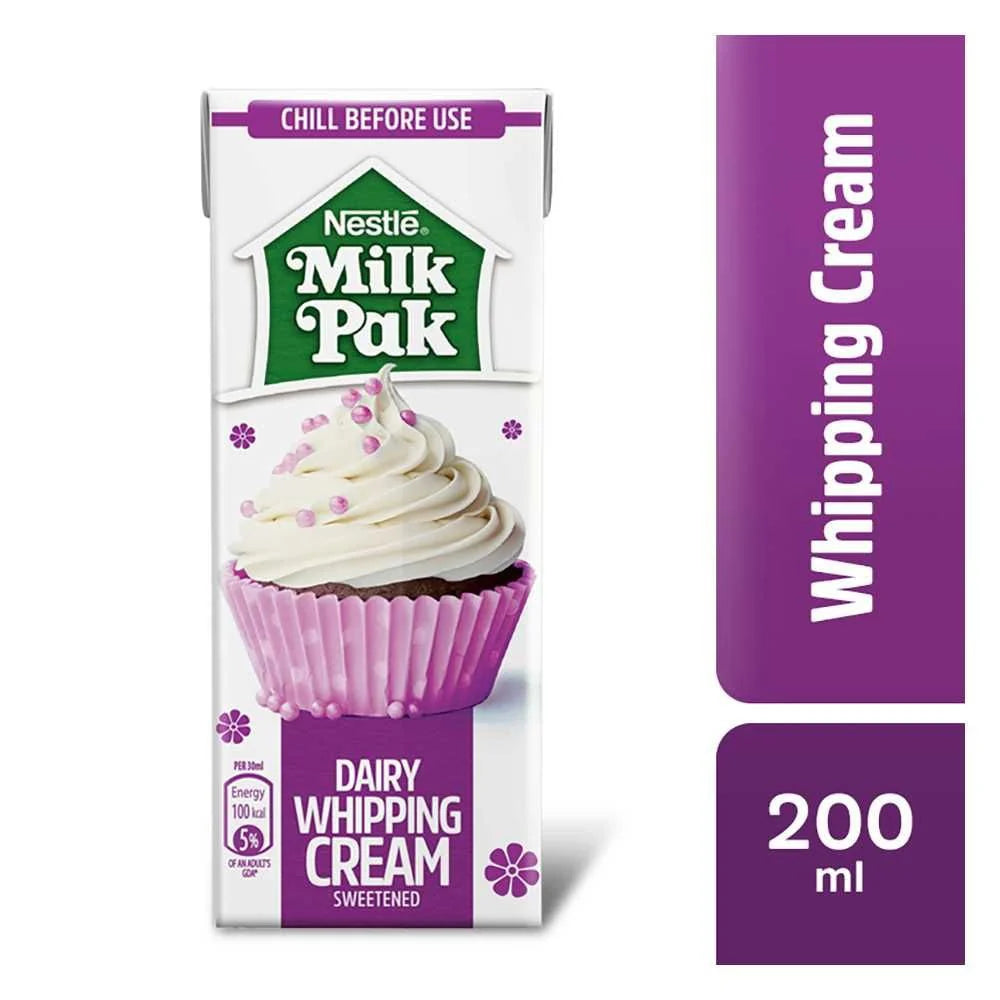 Nestle Milkpak Dairy Whipping Cream 200ml