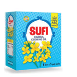 Sufi Canola Cooking Oil (1 kg x 5)
